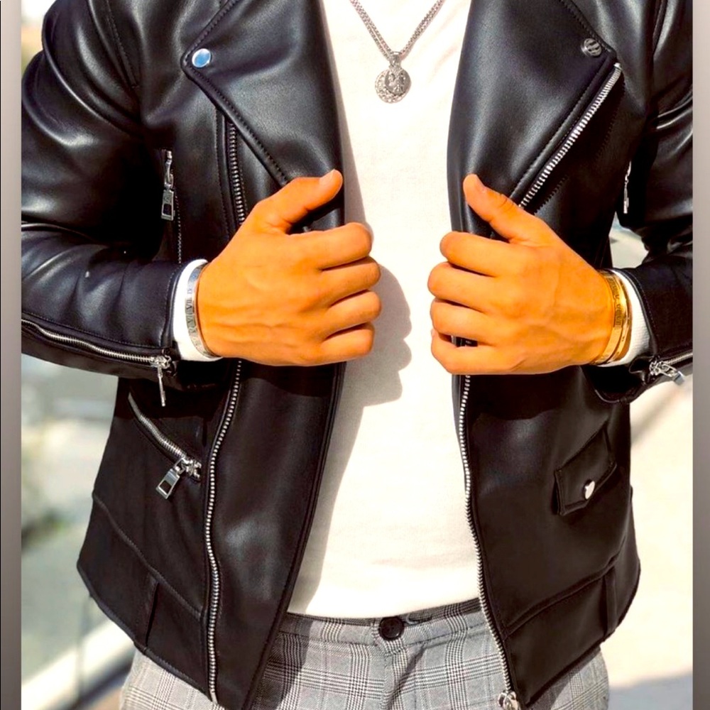 Leather jacket